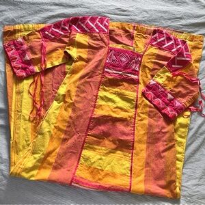 Josefa 70s Mexican Embroidery Dress Vintage